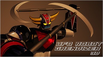 UFO ROBOT GOLDRAKE (GRENDIZER) - 3D video
