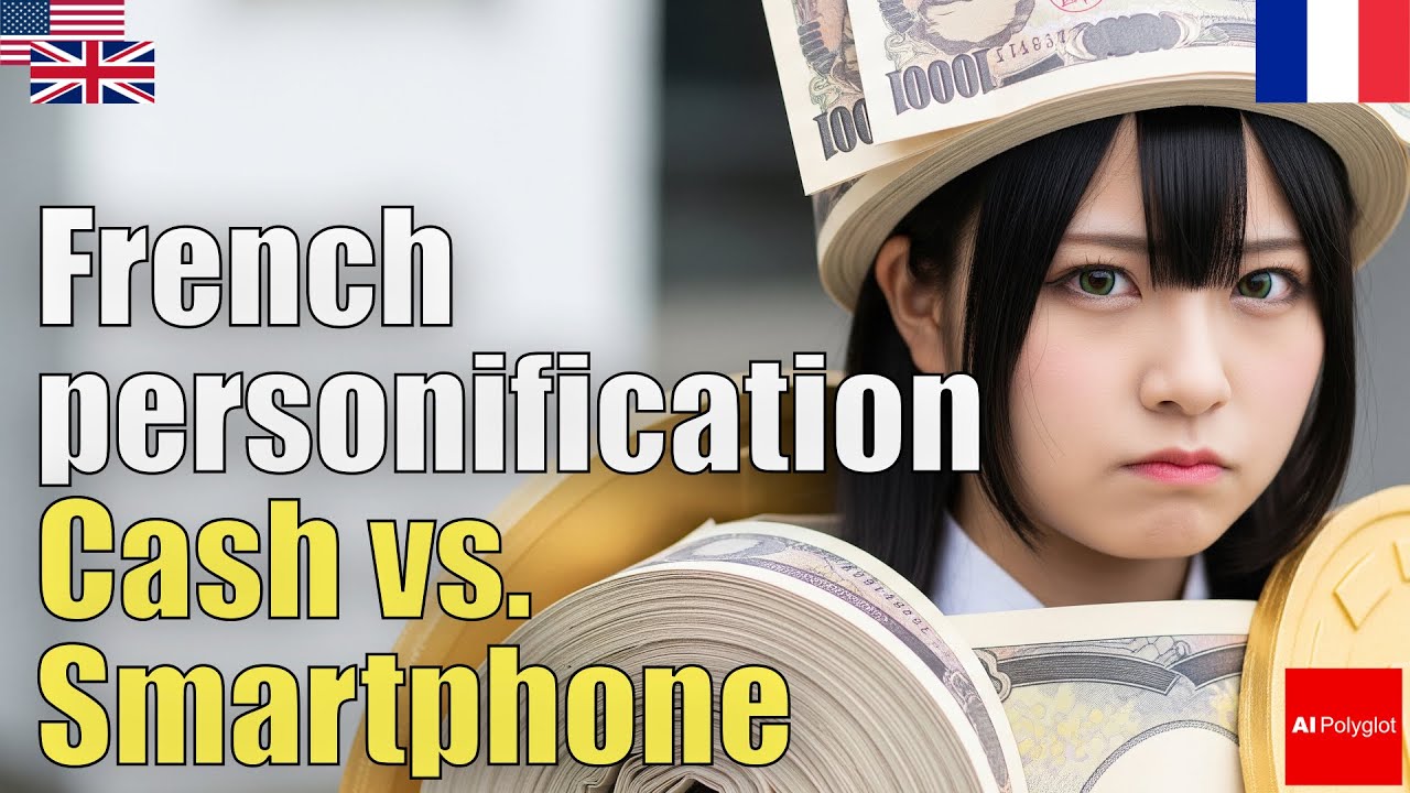 French personification "Cash vs. Smartphone" | Natural Listening | Must-Know | learn