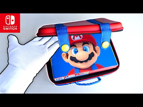 New Nintendo Switch "SUPER MARIO" Bundle Unboxing + Zelda Tears of the Kingdom