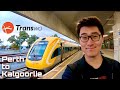 Transwa Prospector Train Perth to Kalgoorlie - The fastest passenger service in Australia