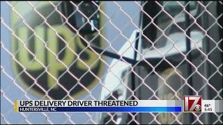 Freelance UPS driver threatened