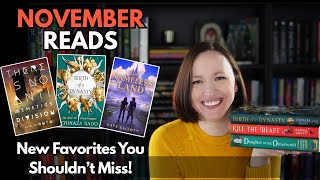 November 2025 Reading Wrap-Up | Fantasy, Horror, and Sci-Fi Books I Loved This Month