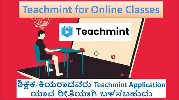 As a Teacher How to use a Teachmint App