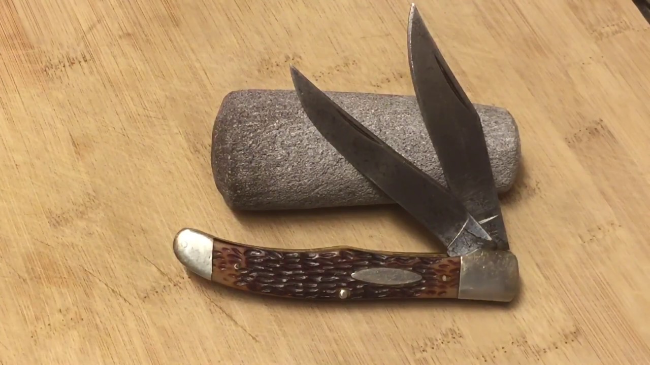 Vintage Western 062 2 Blade Folding Hunter Knife YouTube