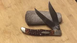 Vintage Western 062 2 Blade Folding Hunter Knife
