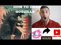 How to draw GODZILLA 🔥