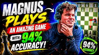 Magnus Carlsen Plays an Amazing Game With 94% Accuracy! screenshot 4