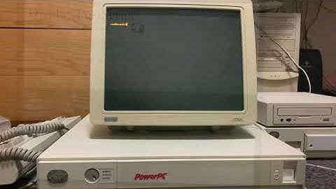 IBM PowerPC 7011-220 and AIX 3.2 & AIXWindows  (year 1992)
