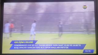 U17 Fenerbahçe Kerem Karaaslan Sariyer Maçi