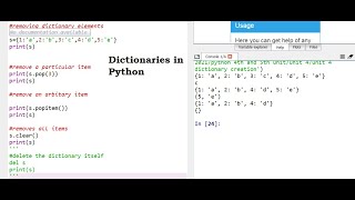 Celebrity 21. Dictionaries in Python -#dictionary,#python Wealth