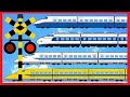 【新幹線 踏切 アニメ】 ★いろいろな新幹線が登場するよ★ Railroad Crossing Anime for Kids / shinkansen train Anime