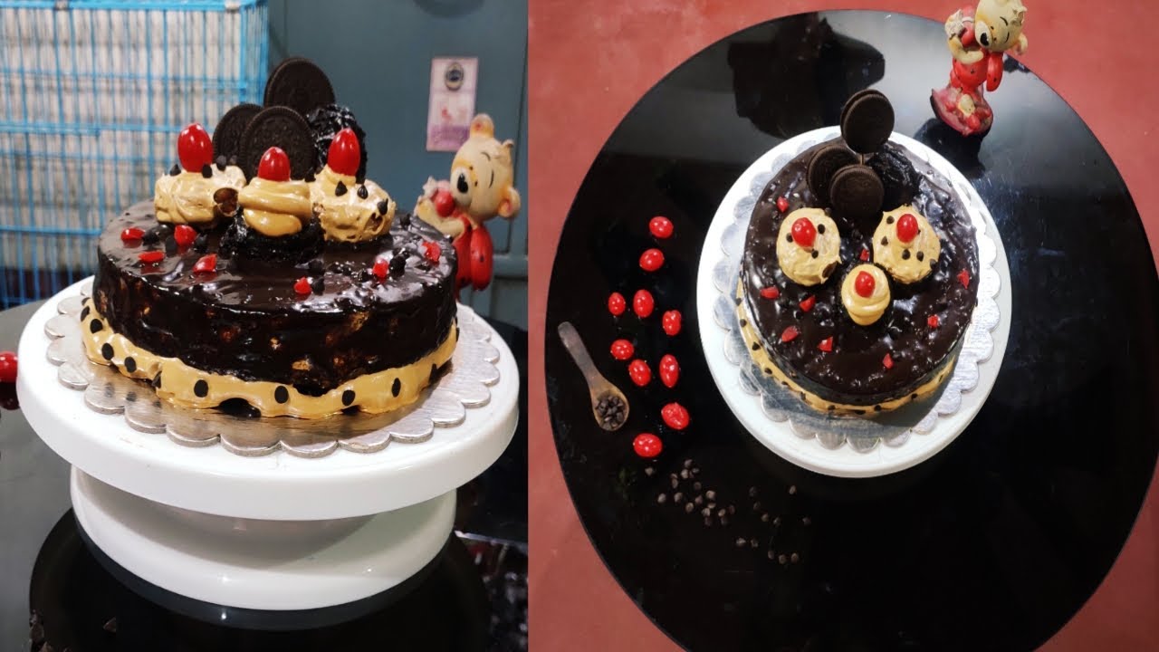 How to make eggless cake at home Icing without whipped cream Eggless