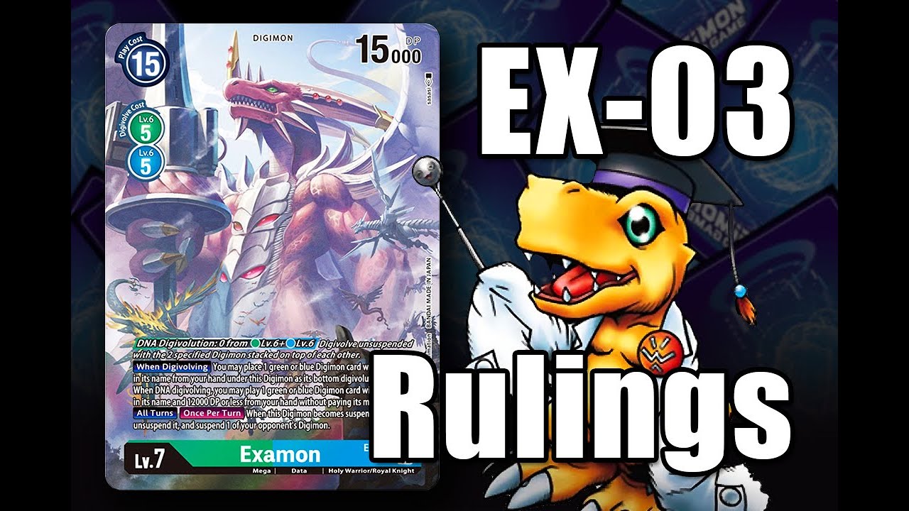 EXAMON IS HERE! And so are his rulings! | DCG EX3 Rulings - YouTube