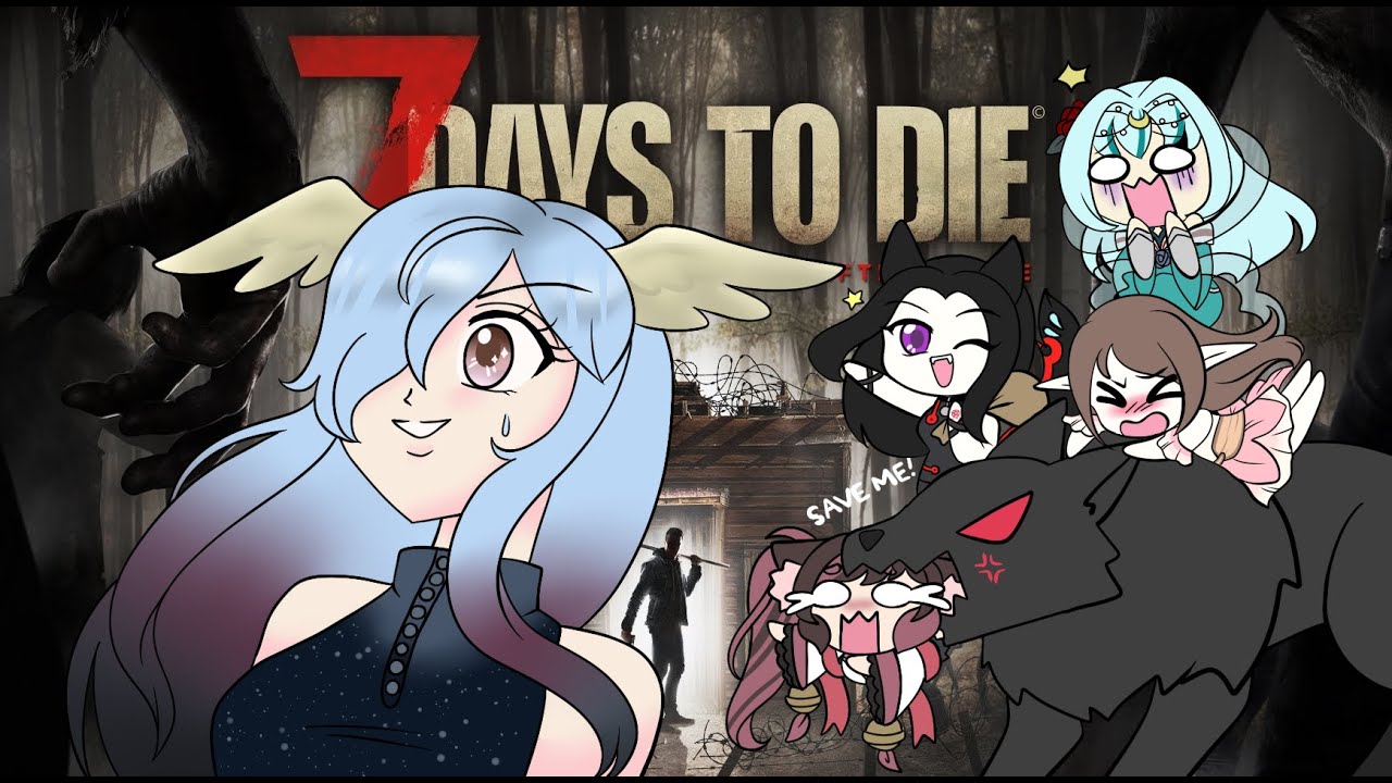 [7 DAYS TO DIE] Bloody Moon with New Ally ft. Kintubers | VTuber Yumeko ...