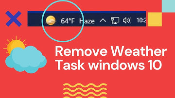 How To Disable Weather In Windows 10 || English 2022