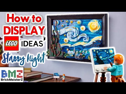How to DISPLAY the LEGO Ideas Starry Night Set! 