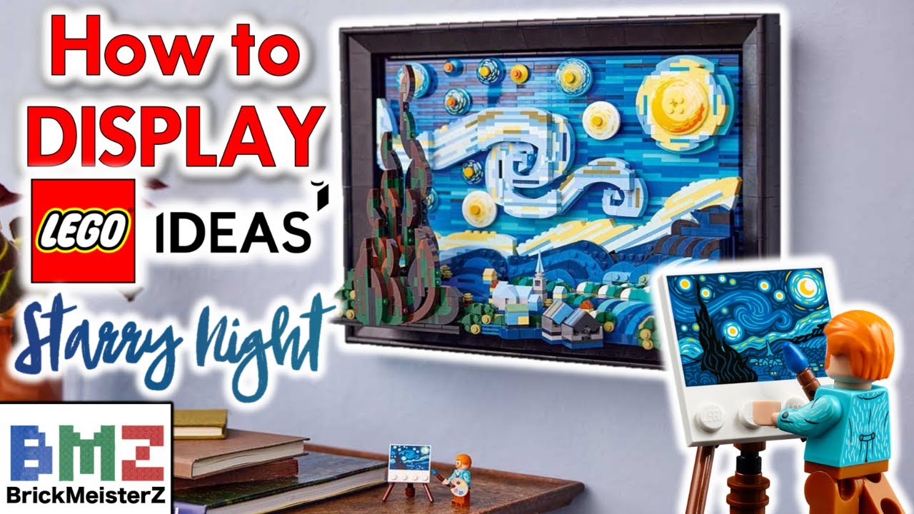 How to DISPLAY the LEGO Ideas Starry Night Set! 