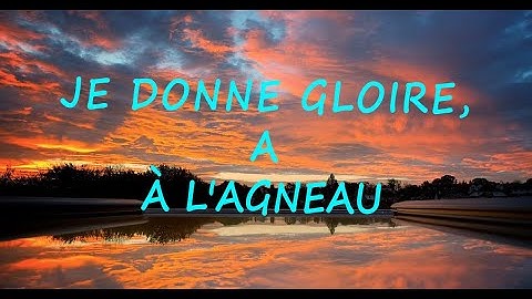 Thumbnail of Je donne gloire à l'agneau EXO ÉCLATS 5 lyrics 2022(Paroles)