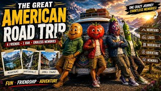 The Great American Road Trip 4 Crazy Veggies, 1 Van An Epic Adventure