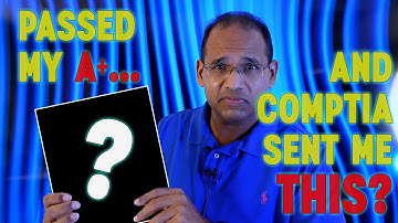 I Passed My A+ and COMPTIA Sent Me This?