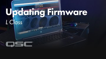 QSC L Class: Updating Firmware