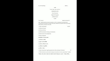 Company Law-II B.Com 4th Sem CRSU Previous Year Paper 2021