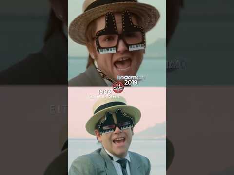 Rocketman 2019 VS 1983 Elton John