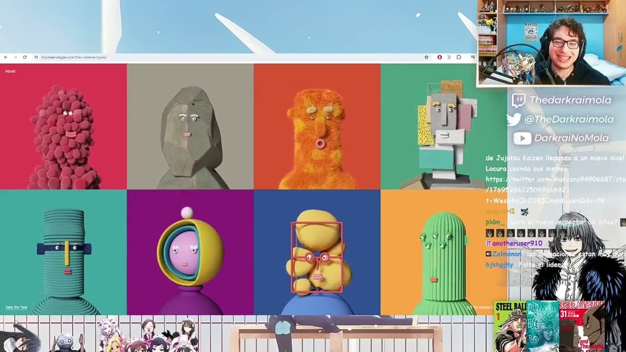 Darkrai hace un Test de Personalidad Creativa