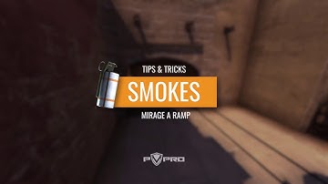 Mirage A Ramp (from CT-Spawn) - Smoke - PvPRO Tips & Tricks