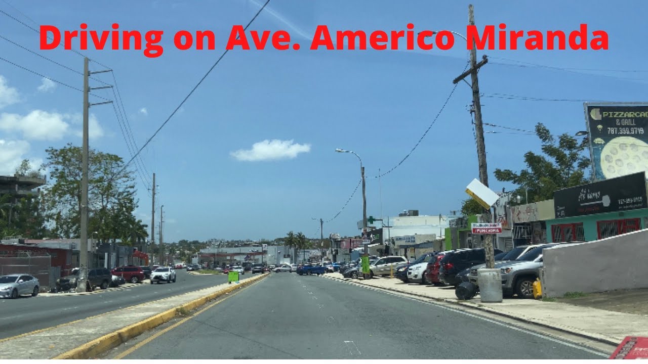 Driving On Americo Miranda Ave San Juan Puerto Rico 2021 YouTube