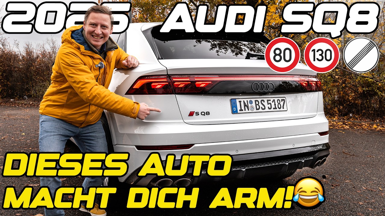 2025 Audi SQ8 (507PS, 770Nm) | V8 Power und Komfort extrem | 1000KM Verbrauchstest