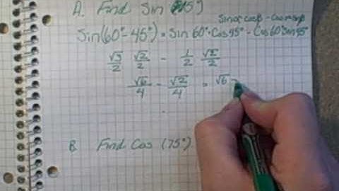 4.4sum + difference identities finding exact values.AVI
