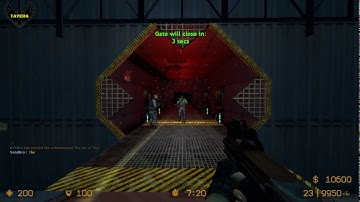 ZOMBIE ESCAPE ROUND ON COUNTER-STRIKE: SOURCE, MAP: ZE_LILA_PANIC_ESCAPE, CSS