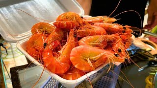 🇻🇳 Amazing Live Seafood Market in Vietnam - Juicy Prawn, Crab \& Fish Cooked Fresh to Order