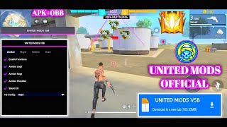 FREE FIRE HACK || FF HACK MOD MENU DOWNLOAD || FF NEW MOD MENU TODAY || UNITED MODS V58 FREE FIRE screenshot 1