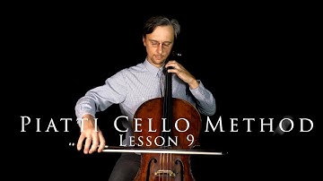 A.Piatti Cello Method Lesson 9 Exercises in Half Position part 4