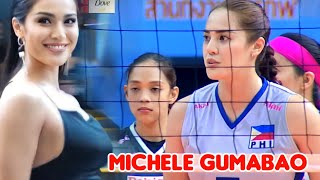 Pesona Michele Gumabao Atlet Voli Cantik  Filipina di Sea Game 2023 Kamboja