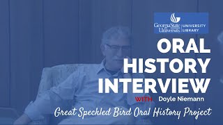 Doyle Niemann oral history interview, 2017-05-04