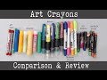 Art Crayons | Comparison & Review | Water Soluble Art Crayons for Mixed Media