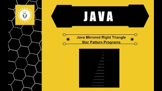 DuMV - Java Mirrored Right Triangle Star Pattern Programs – Using For Loop Wealth