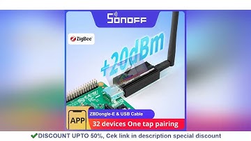 SONOFF ZBDongle-E USB Dongle Plus ZigBee 3.0 Wireless Zigbee Gateway Analyzer ZHA Zigbee2MQTT Pre-Fl