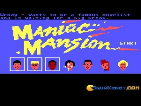 Maniac Mansion gameplay (PC Game, 1987)