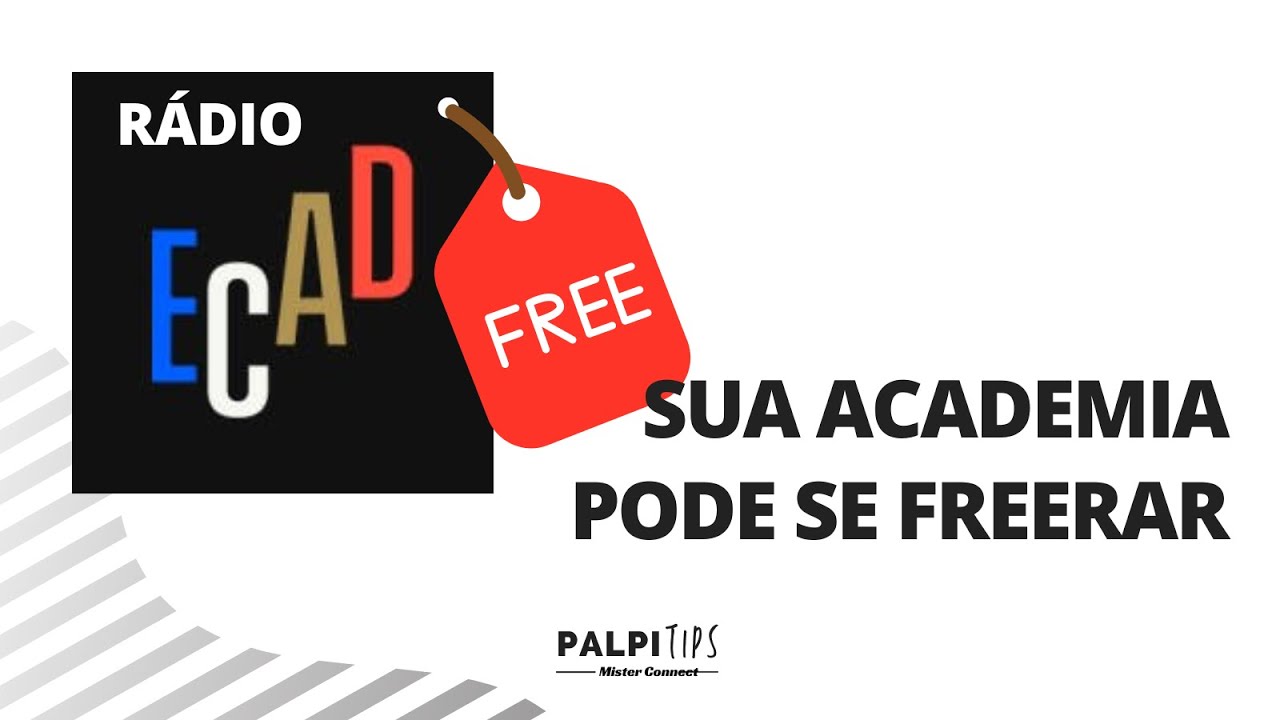 RÁDIOS ECAD FREE. SUA ACADEMIA PODE SE "FREERRAR".
