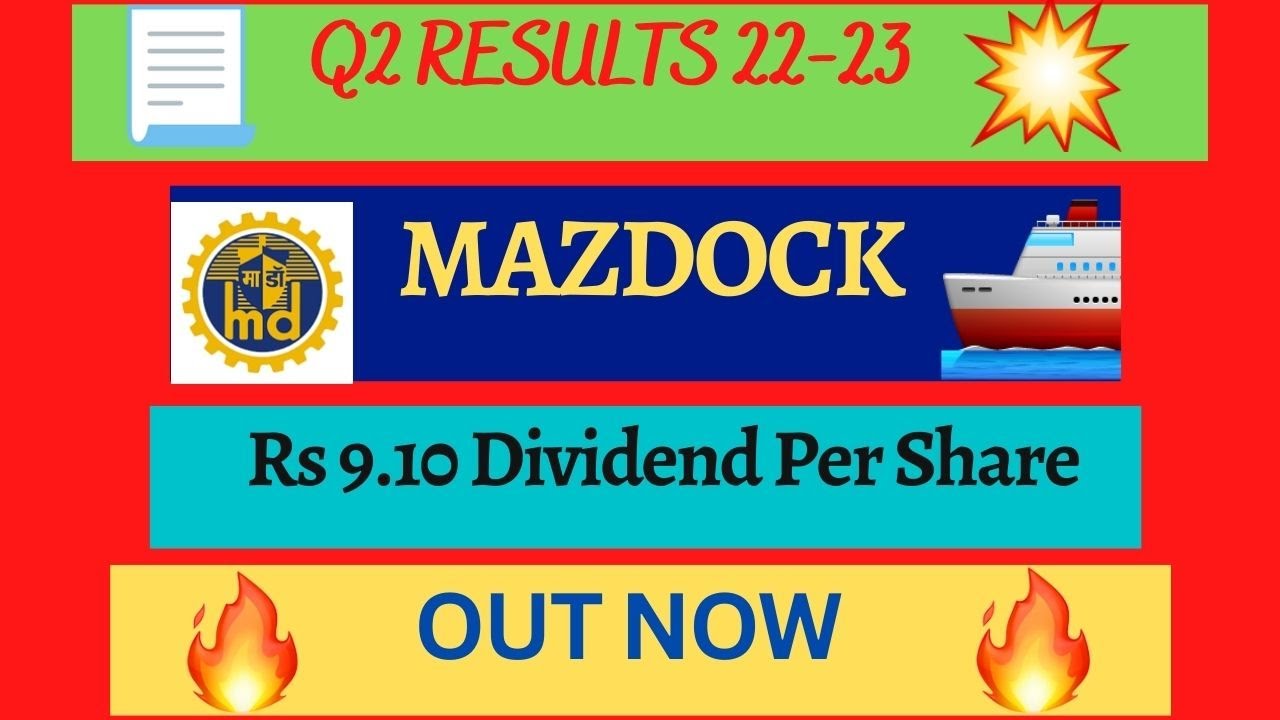 MAZDOCK Q2 Results 2022, Mazagon Dock Stock, Mazagon Dock Shipbuilders, MAZDOCK Result and Chart
