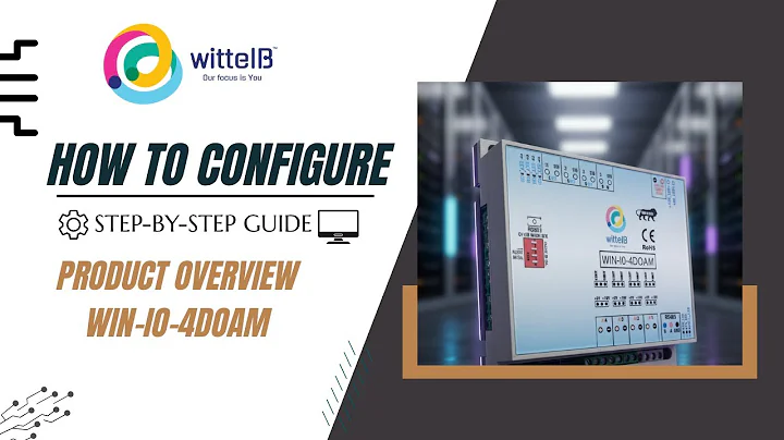 WIN IO 4DOAM - IO Module with 4 Digital Output n 4 Analog Input with Modbus RS485 RTU