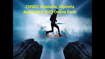 CSPGCL Graduate, Diploma Apprentice 2023 Online Form