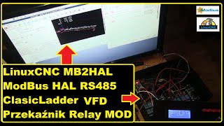 mb2HAL ModBus  LinuxCNC ClasicLadder RS485  HAL VFD