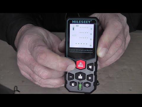 Лазерная рулетка MILESEEY X5 с Alixpress.  Небольшая распаковка, обзор функций и тест дальномера