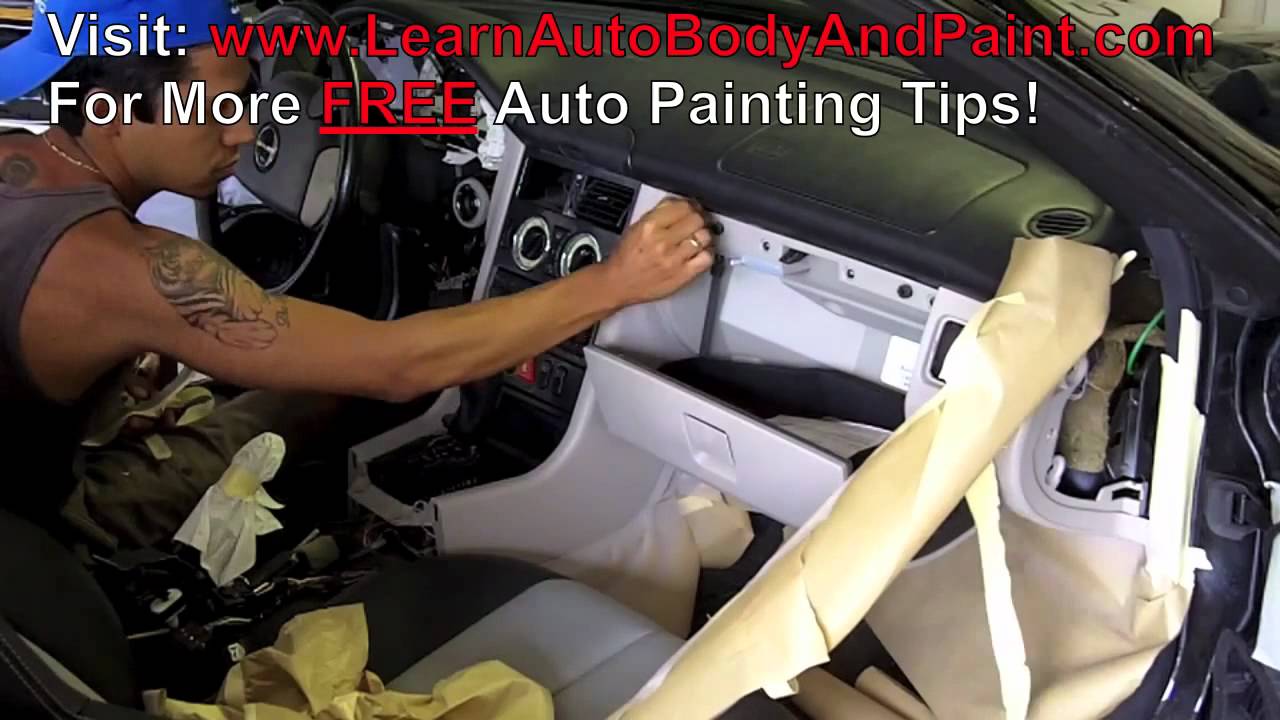 How To Paint Car Interior - Car Interior Painting - Video 2/2 - YouTube