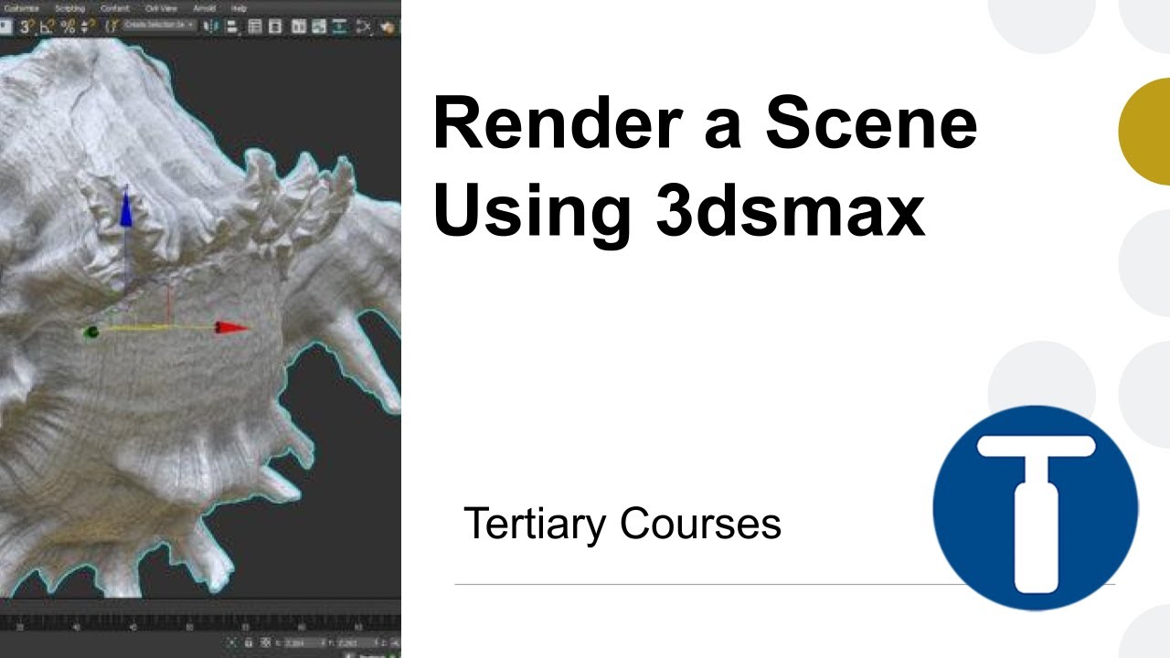 Render a Scene Using 3ds max - YouTube